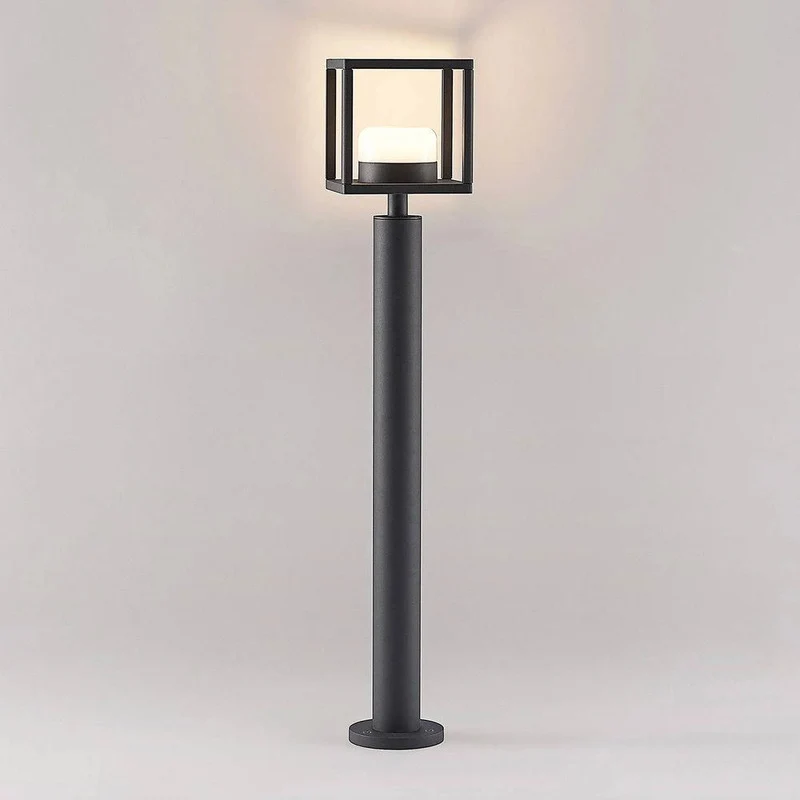 B-Ware Lucande Timio Wegeleuchte Lampe 85 cm Sockelleuchte Wegelampe Außenleuchte
