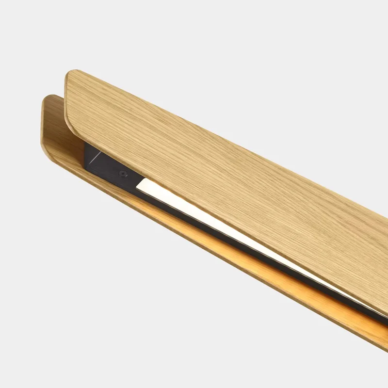 B-Ware Quitani Pendelleuchte Hängeleuchte LED Holz Eiche warmweiß Esszimmer Wohnzimmer