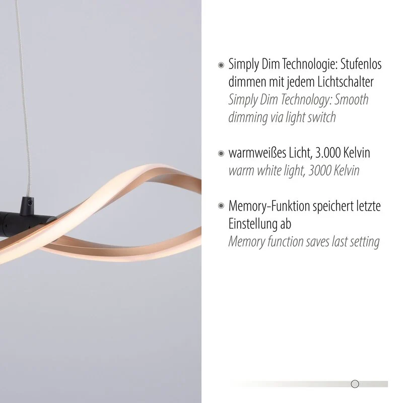 B-Ware LED Pendelleuchte Pendellampe Leuchte Lampe Deckenleuchte Deckenlampe Hängelampe