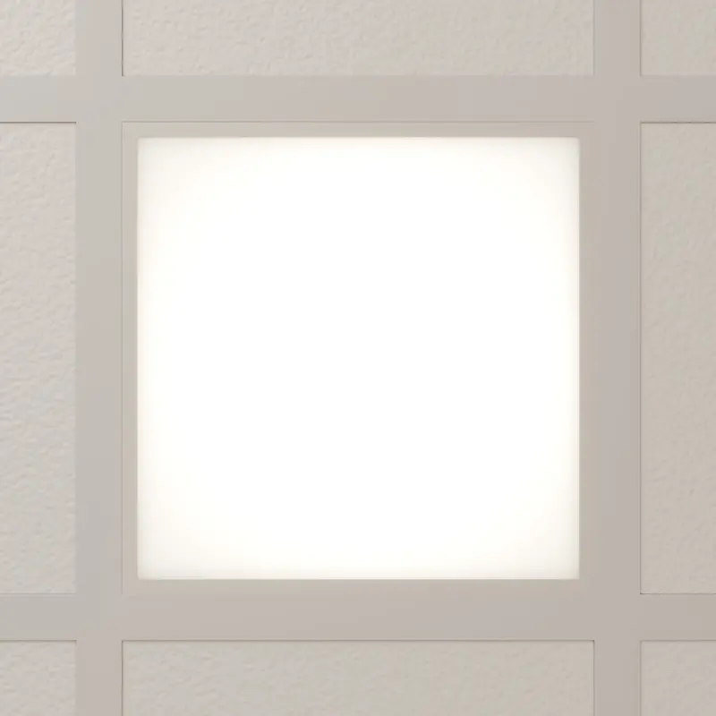 B-Ware Arcchio Einlegepanel Deckenleuchte LED Vinas universalweiß 62 cm weiß Kunststoff