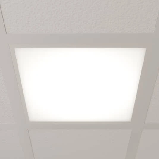 B-Ware Arcchio Einlegepanel Deckenleuchte LED Vinas universalweiß 62 cm weiß Kunststoff