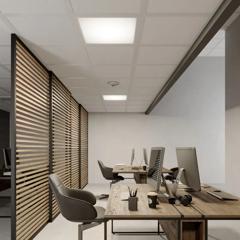 B-Ware Arcchio Einlegepanel Deckenleuchte LED Vinas universalweiß 62 cm weiß Kunststoff