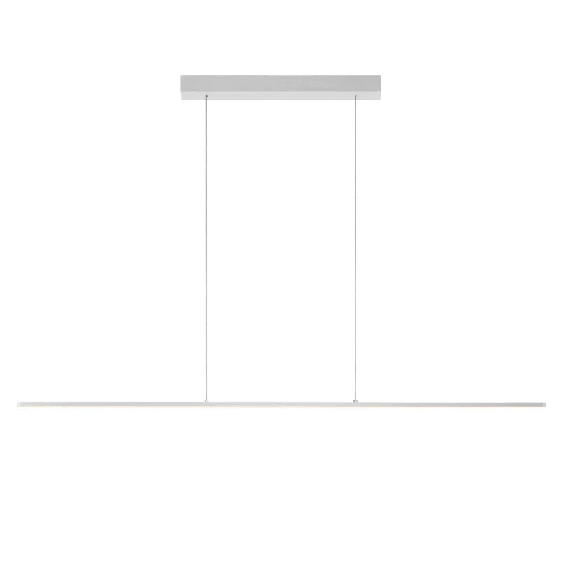 B-Ware Quitani Pendelleuchte Hängelampe LED silber Aluminium Messing Acryl dimmbar 1488
