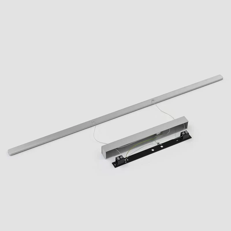 B-Ware Quitani Pendelleuchte Hängelampe LED silber Aluminium Messing Acryl dimmbar 1488