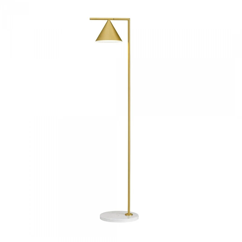 B-Ware FLOS Stehleuchte Standlampe Captain Flint messing Marmor Schalter dimmbar LED