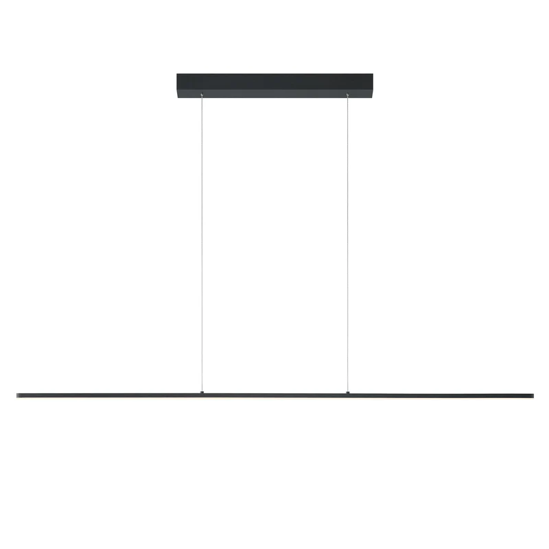 B-Ware Pendelleuchte Hängelampe Quitani LED Lampe schwarz Aluminium Messing Acryl 14507