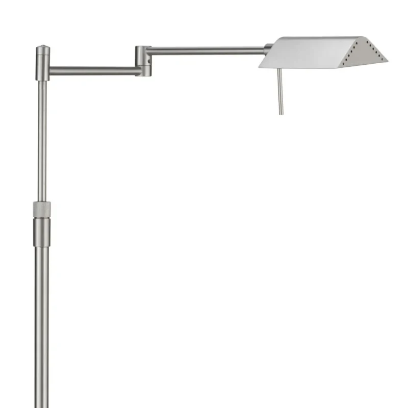 B-Ware Knapstein Stehleuchte Bodenlampe LED Leuchte FINN chrom Metall Touchdimmer