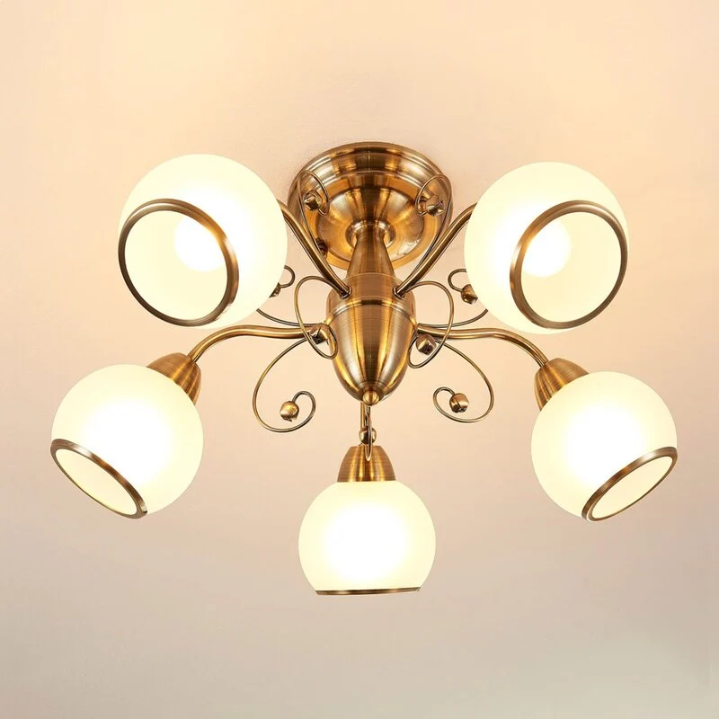 B-Ware Lindby Deckenlampe Corentin Wohnzimmerleuchte Deckenlampe Leuchte LED E14 Lampe