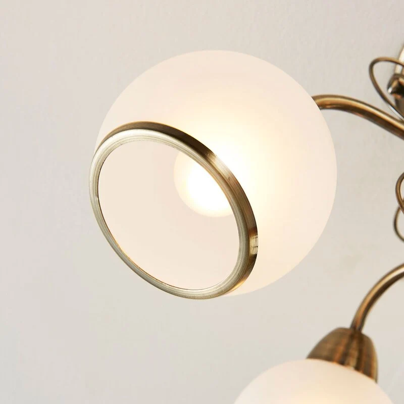 B-Ware Lindby Deckenlampe Corentin Wohnzimmerleuchte Deckenlampe Leuchte LED E14 Lampe