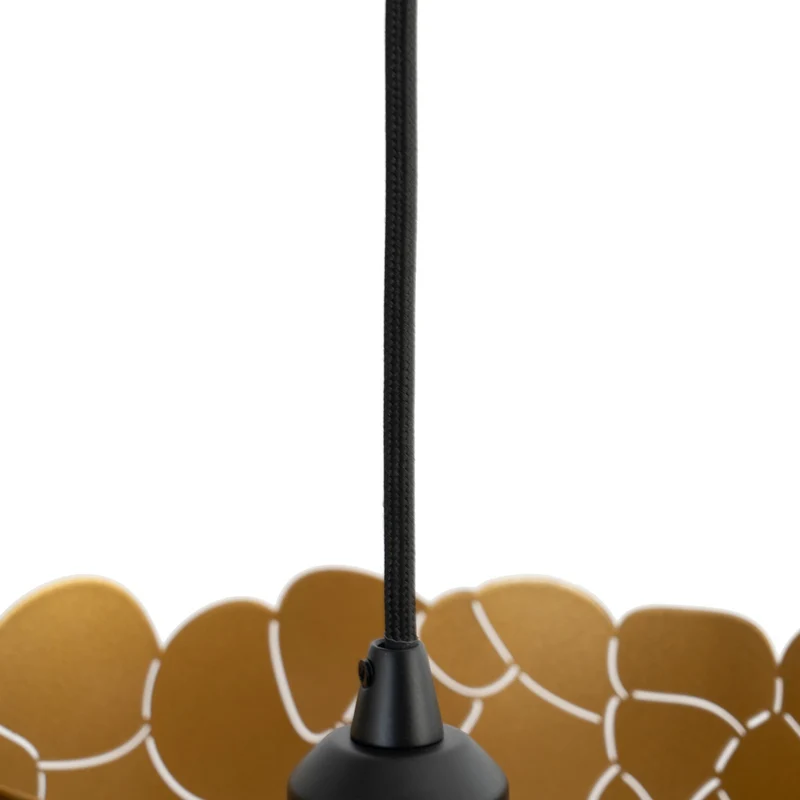 B-Ware Lindby Aralena Pendant Light, Black/gold, Metal, Ø 26 Cm