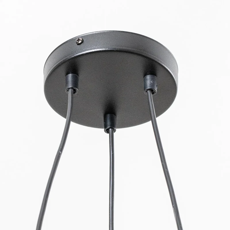 B-Ware EMIBIG LIGHTING Hängeleuchte Starlit Lampe 6-flg. Ø64cm schwarz Metall GX53