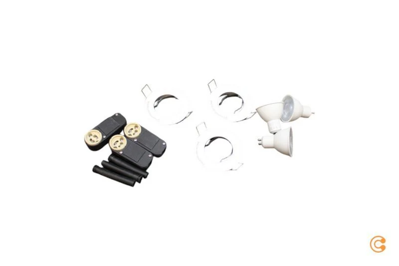 B-Ware Paulmann 3er Spot Deckenspot Deckenlampe Deckenlicht GU10 Nova IP44 dimmbar weiß