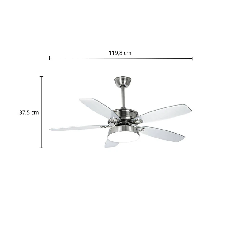 B-Ware Deckenventilator LED Ventilator Raumventilator Deckenlampe CCT Starluna Kuvio
