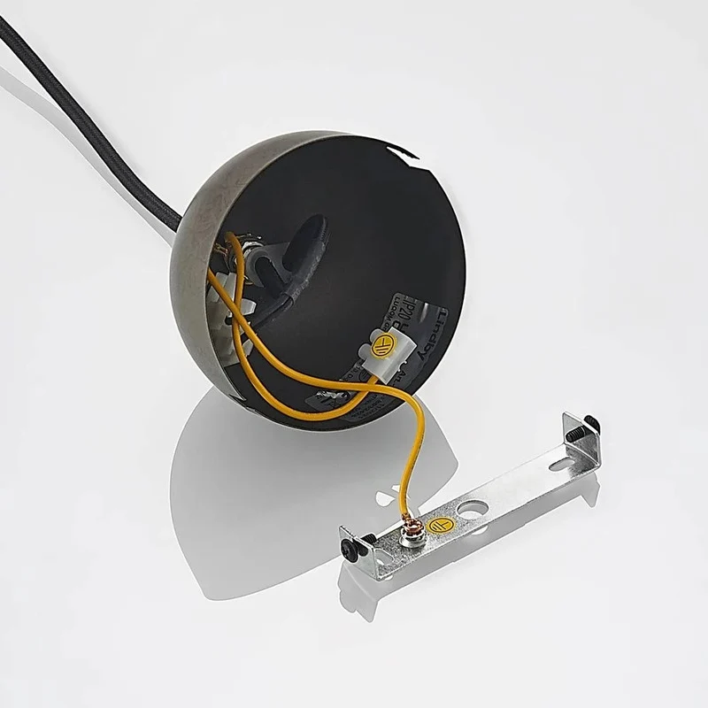 B-Ware Lindby Monigo Hängelampe Pendelleuchte Nickel/Wood Deckenlampe Deckenleuchte