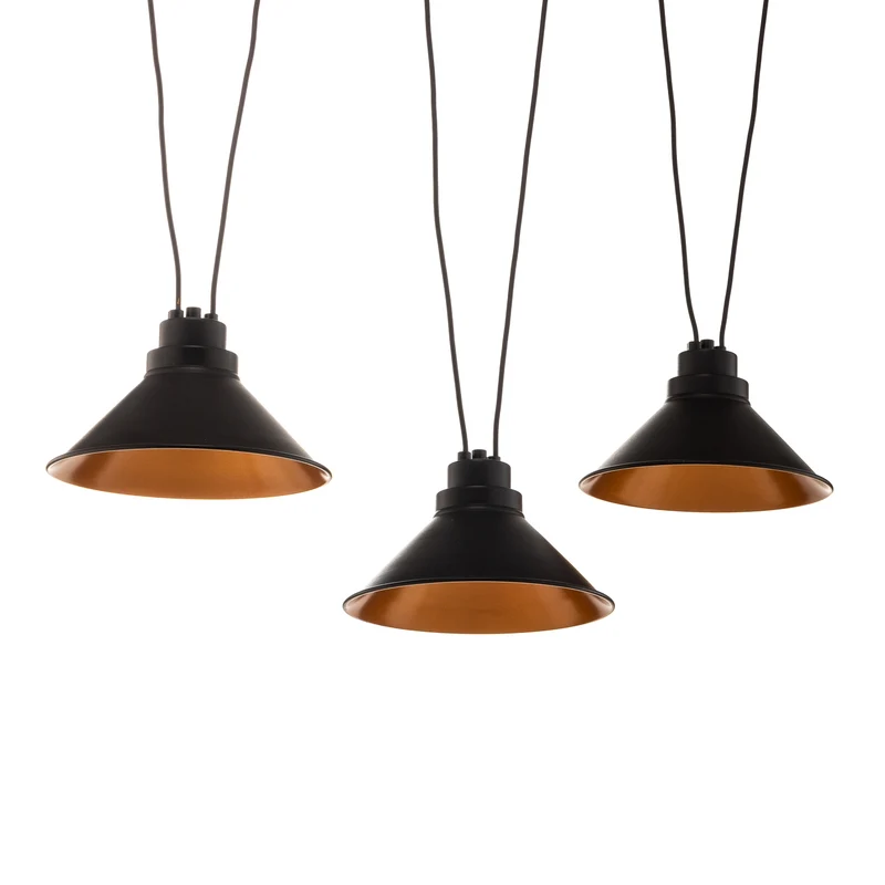 B-Ware Nowodvorski-Lighting Hängelampe Perm III schwarz variabel montierbar Lampe Spot