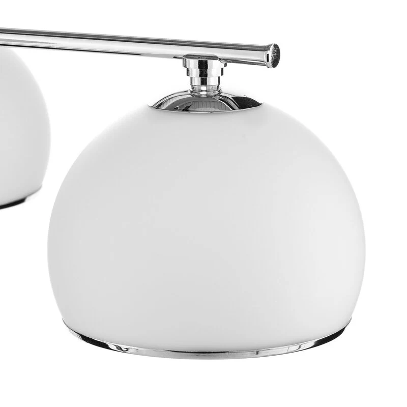 B-Ware Hängeleuchte Mina Deckenlampe Leuchte chromfarben Metall Glas dreiflammig Lampe