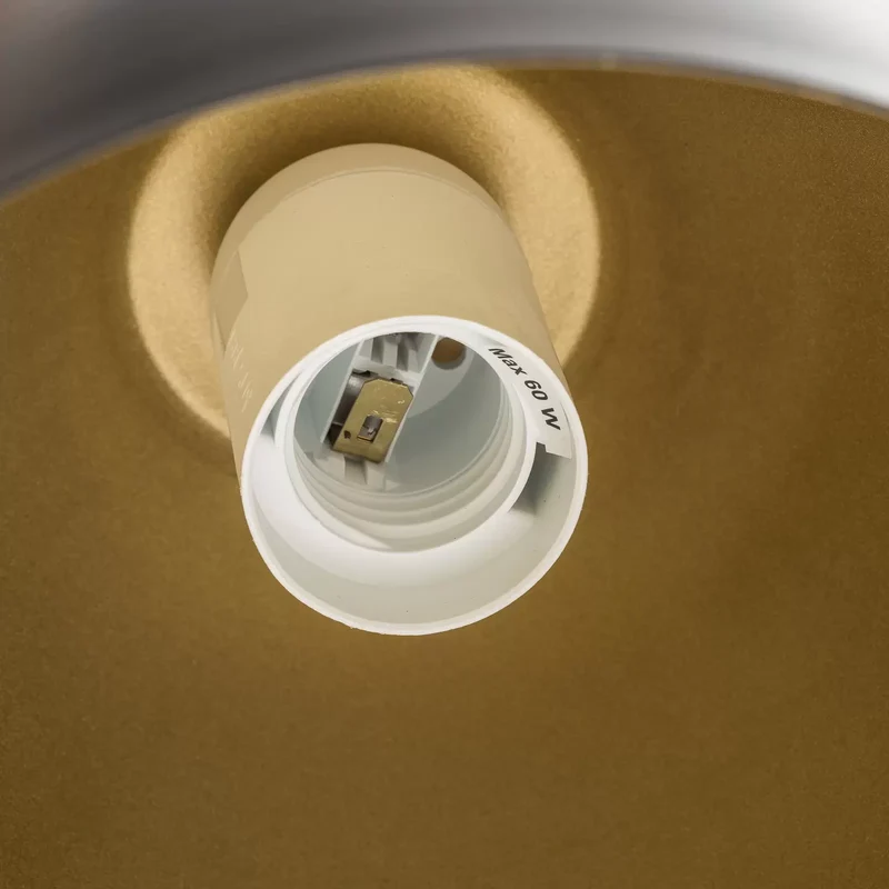 B-Ware EMIBIG LIGHTING Pendelleuchte Lenox Hängeleuchte Lampe dreiflammig schwarz/gold