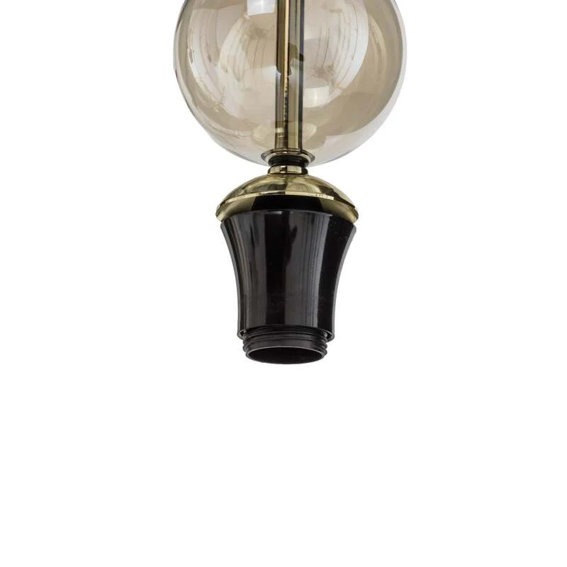 B-Ware TK Lighting Hängelampe Sophia LED Pendelleuchte dimmbar schwarz grau 65cm