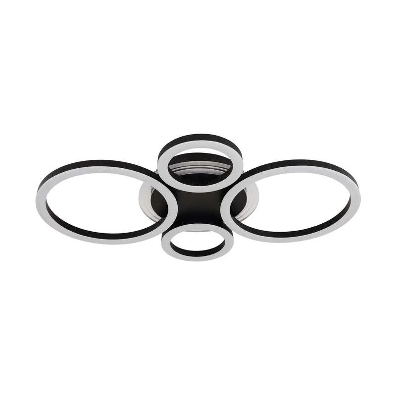 B-Ware Globo Deckenleuchte Loretta LED Lampe Leuchte CCT dimmbar schwarz 53cm 2500lm