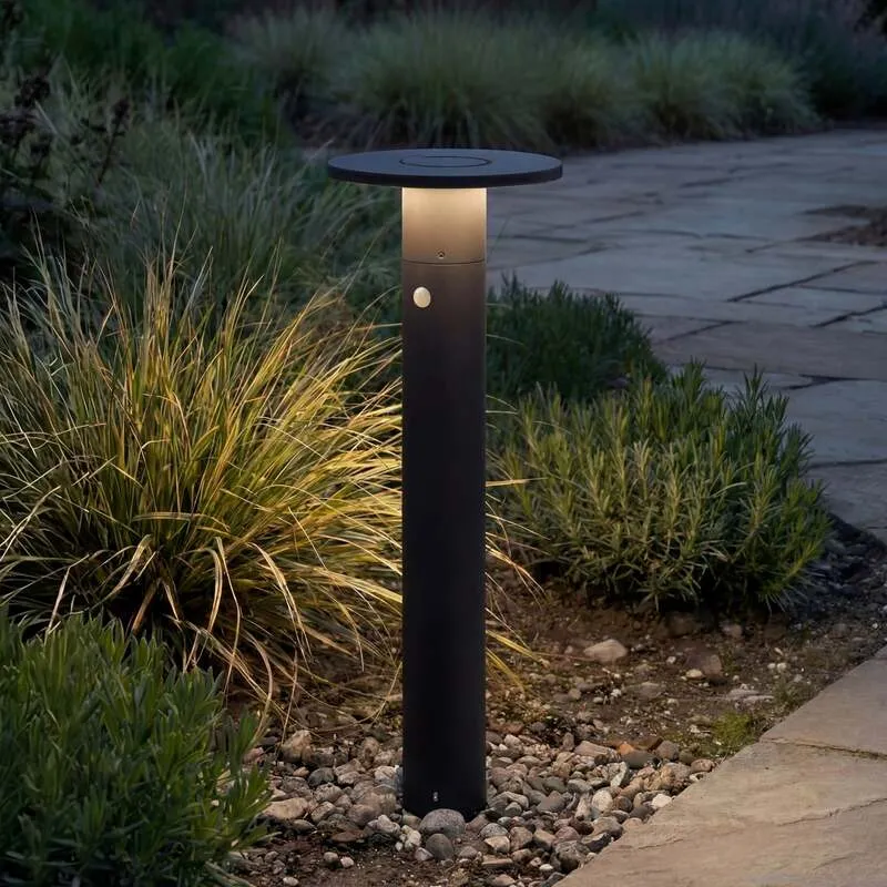 B-Ware Arcchio Wegeleuchte Tovio LED Gartenlampe anthrazit 81cm mit Bewegungsmelder