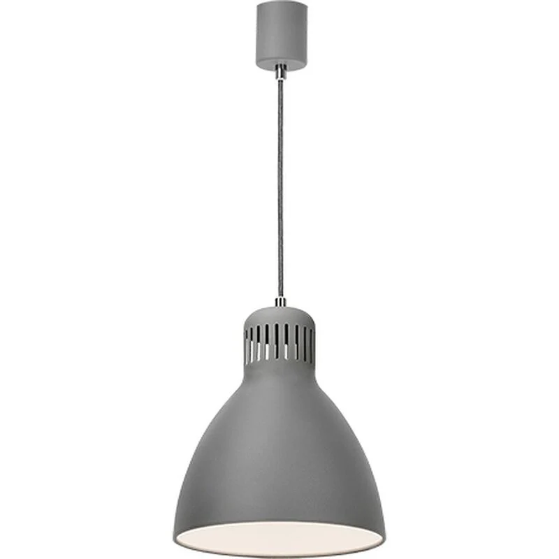 B-Ware Glamox LED-Hängelampe L-1 Hängeleuchte Deckenlampe Leuchte Lampe 3.000 K grau
