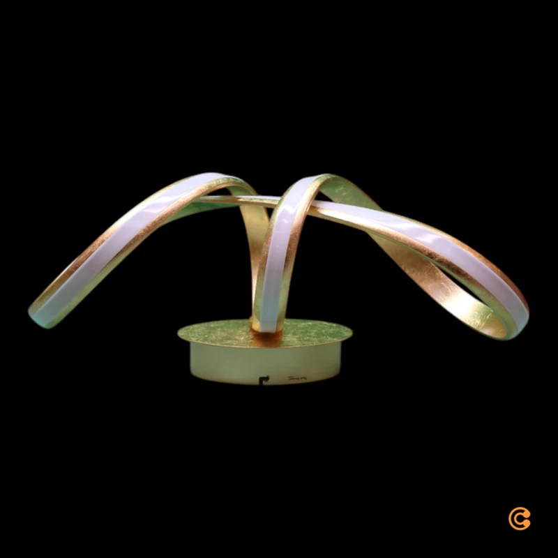 B-Ware Deckenleuchte Lampe Paul Neuhaus LED Melinda Blattgold dimmbar Memory Funktion O