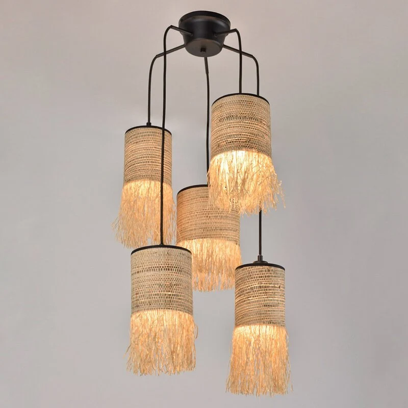 B-Ware MARKET SET Formentera Hängelampe 5-flammig Rondell Deckenlampe Lampe Leuchte