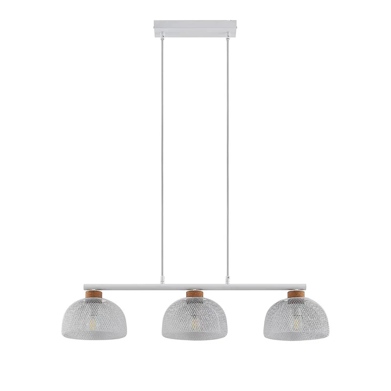B-Ware Lindby Louk Pendellampe 3-flammig weiß Deckenlampe Hängelampe Hängeleuchte Lampe
