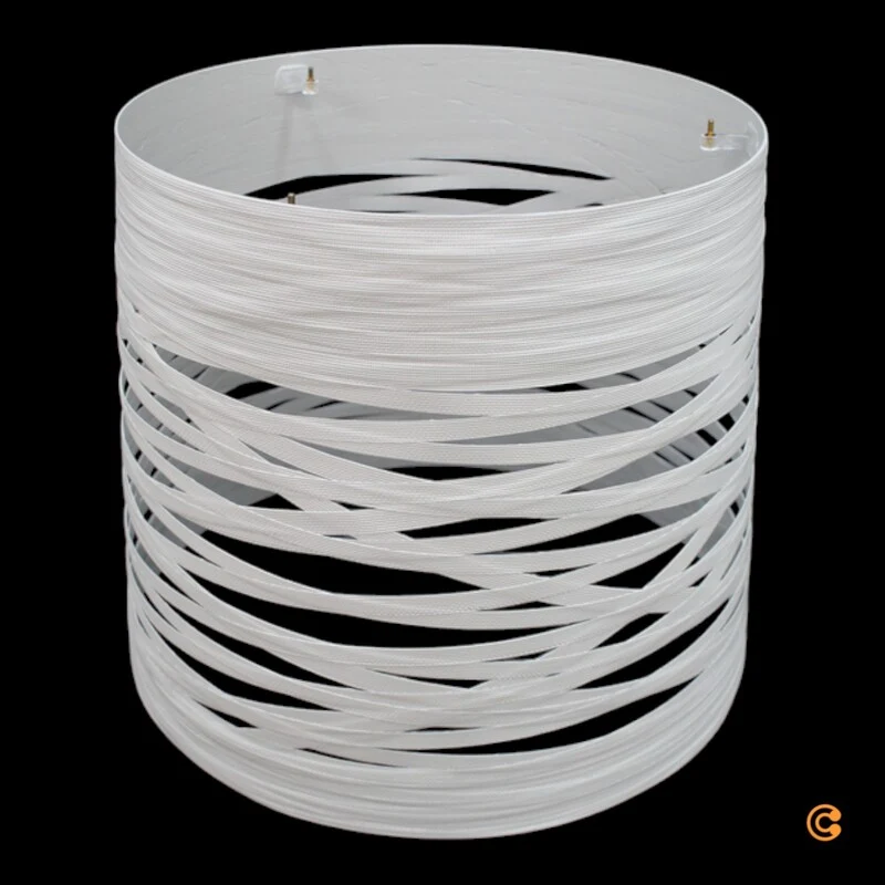 B-Ware Foscarini Tress Grande LED Hängeleuchte Lampenschirm 48x41cm greige grau beige