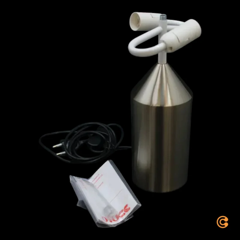 B-Ware Oluce Atollo Tischleuchte Tischlampe Lampe Carbon E14 SIEHE TEXT/FOTO