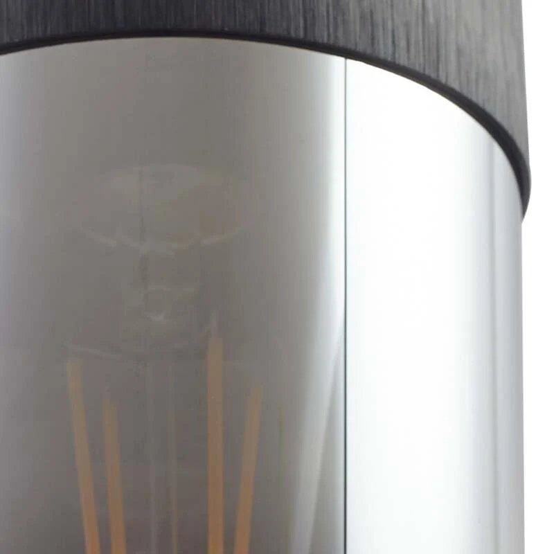 B-Ware Lindby Hängeleuchte Svante Hängelampe Deckenleuchte Lampe 4-flg schwarz Glas 85