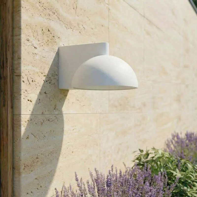 B-Ware Lucande Außenwandleuchte Velira LED Gartenleuchte Lampe hellgrau IP54 3000K
