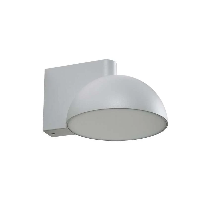 B-Ware Lucande Außenwandleuchte Velira LED Gartenleuchte Lampe hellgrau IP54 3000K