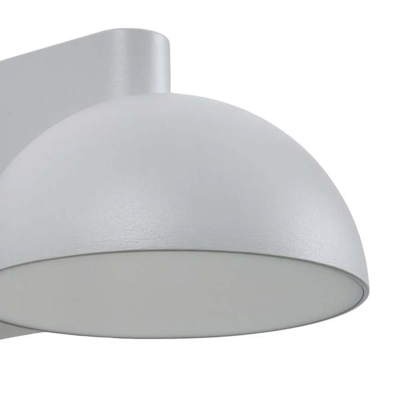 B-Ware Lucande Außenwandleuchte Velira LED Gartenleuchte Lampe hellgrau IP54 3000K