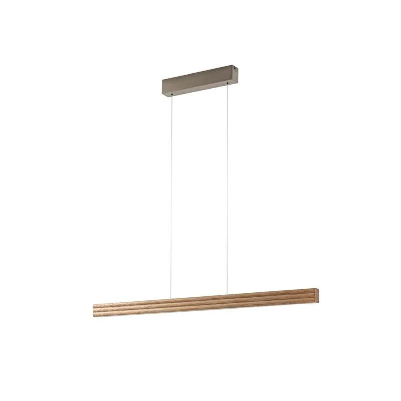 B-Ware Lucande Hängelampe Hängeleuchte Annetta LED Pendelleuchte dimmbar CCT Holz