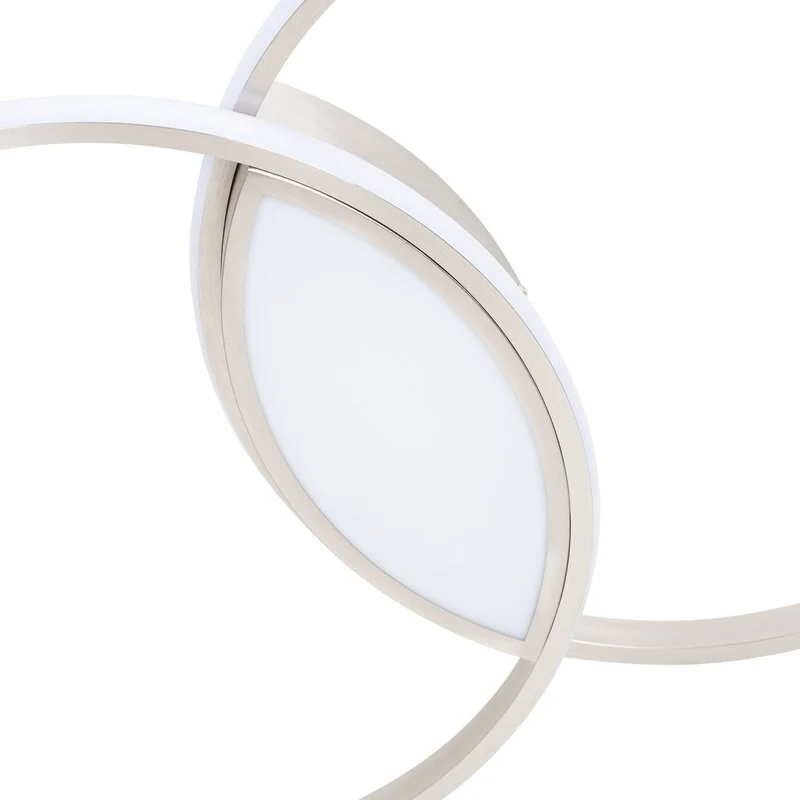B-Ware Lindby Valerna LED-Deckenlampe Hängeleuchte Lampe Leuchte 31W stepdim nickel