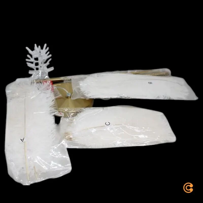 B-Ware KARE Feather Palm Stehleuchte mit Federn Stehlampe Lampe Leuchte SIEHE TEXT/FOTO