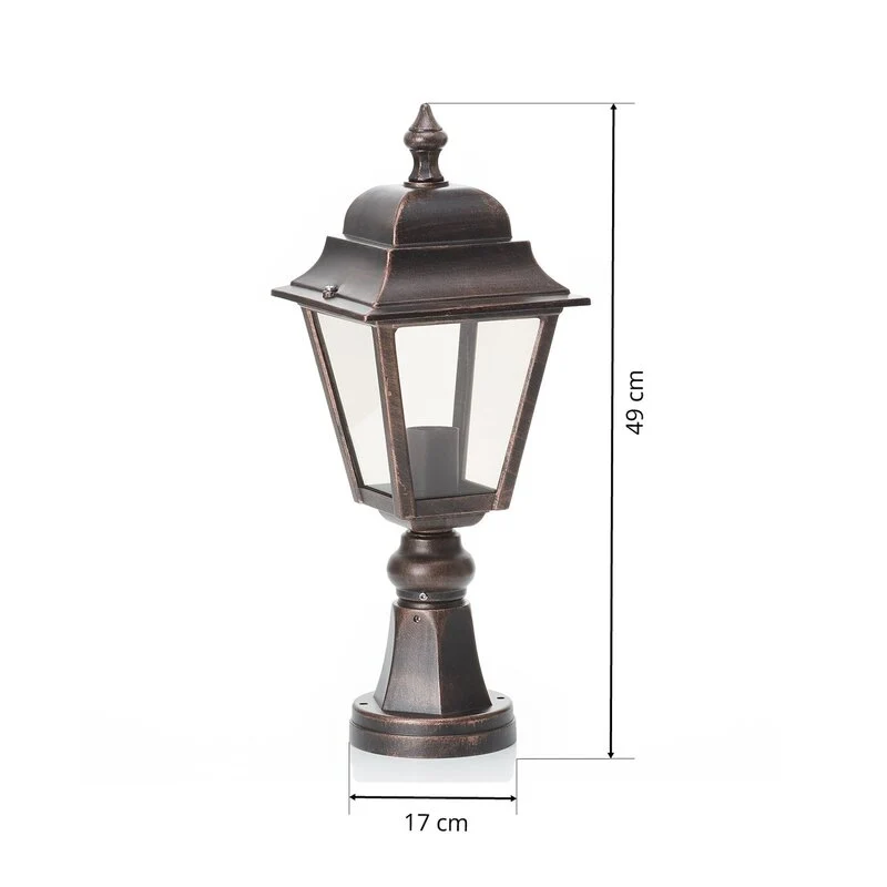 B-Ware LCD Antik wirkende Sockelleuchte Toulouse Wegeleuchte Lampe Leuchte Spot Li233