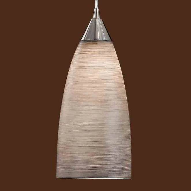 B-Ware Orion Pendelleuchte Madina Hängeleuchte Hängelampe Lampe aus Glas Ø 15 cm braun