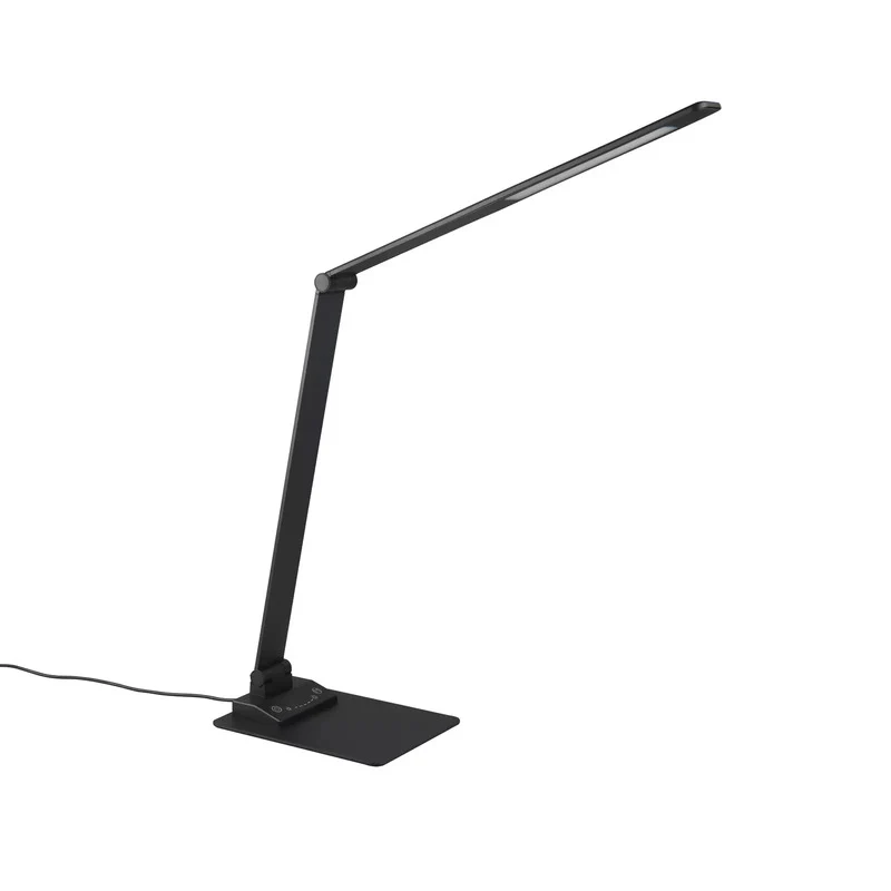 B-Ware Trio Lighting LED-Tischleuchte Travis schwarz CCT dimmbar Touch USB Lampe Spot