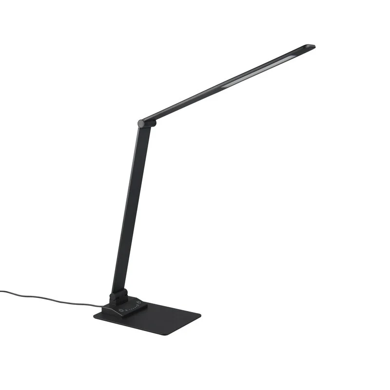 B-Ware Trio Lighting LED-Tischleuchte Travis schwarz CCT dimmbar Touch USB Lampe Spot