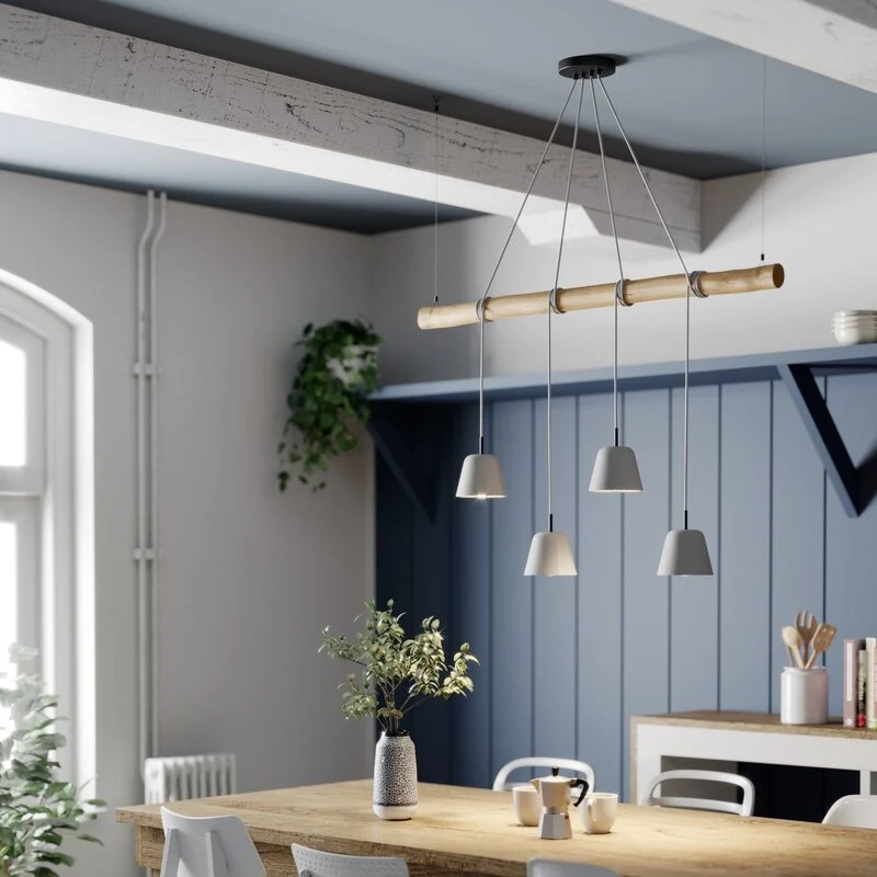 B-Ware Lucande Asta Pendelleuchte Hängeleuchte Deckenlampe Lampe LED SIEHE TEXT/FOTO