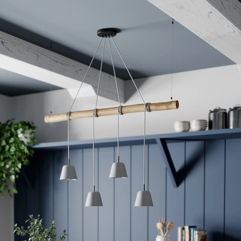 B-Ware Lucande Asta Pendelleuchte Hängeleuchte Deckenlampe Lampe LED SIEHE TEXT/FOTO