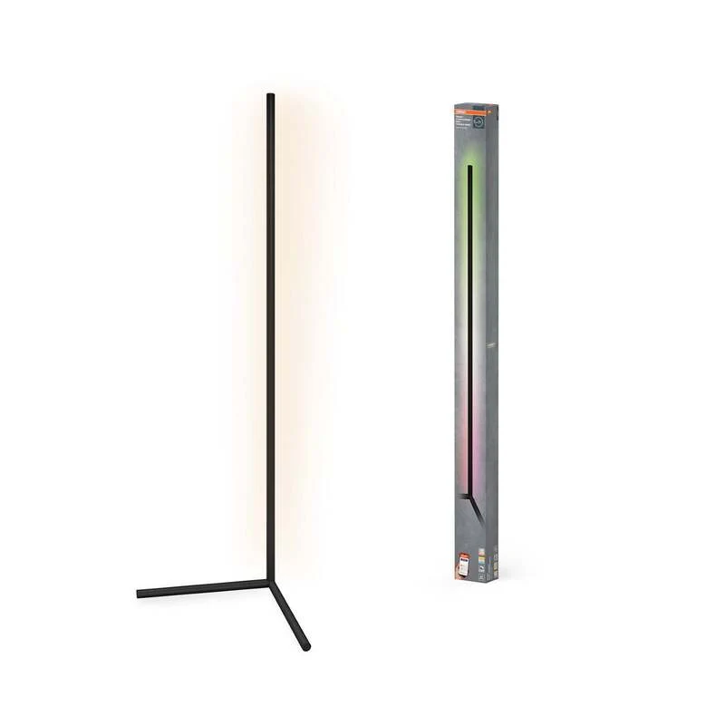 B-Ware OSRAM Stehlampe CORNER MAGIC LED Lampe RGBW WLAN dimmbar schwarz 140cm Höhe