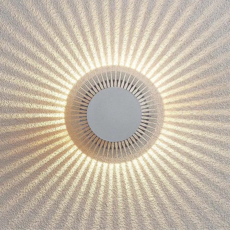 B-Ware Lucande Keany LED-AußenWandleuchte Wandleuchte Außenlampe Wandleuchte Lampe alu