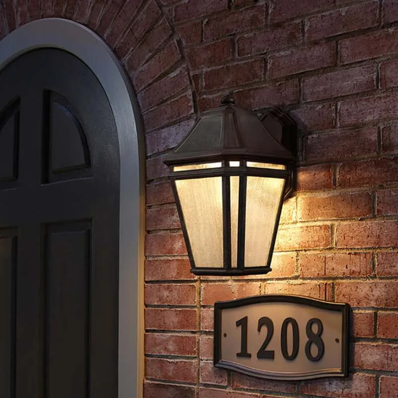 B-Ware FEISS Kastanienbraune Außenwandlampe Londontowne Lampe Leuchte Spot Wandlampe