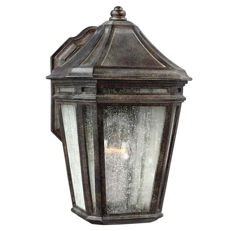 B-Ware FEISS Kastanienbraune Außenwandlampe Londontowne Lampe Leuchte Spot Wandlampe