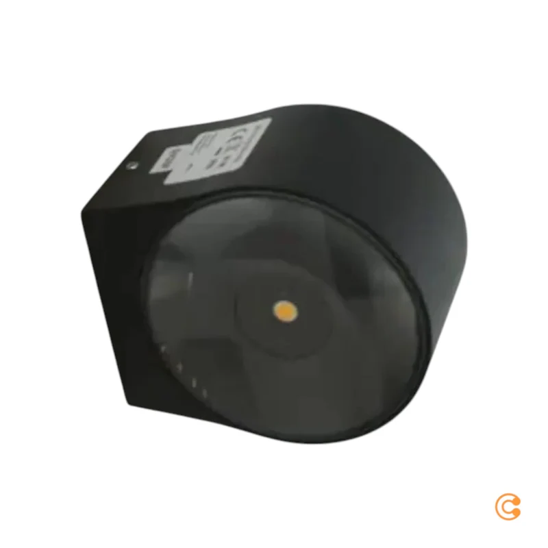 B-Ware Fabas Luce Außenwandleuchte Wandlampe LED schwarz Kristallglas Aluminium