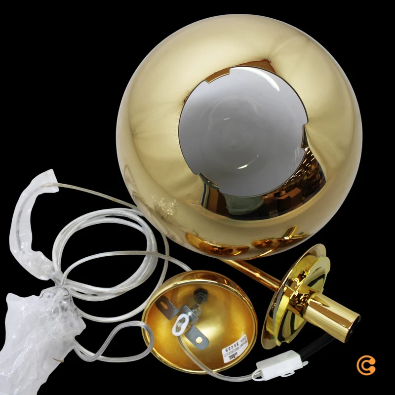 B-Ware Tom Dixon Mirror Ball Pendant Pendelleuchte Hängeleuchte Deckenlampe Lampe Gold