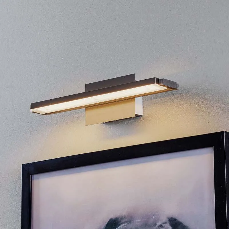 B-Ware FISCHER & HONSEL Wandleuchte Pare TW LED dimmbar 3 Lichtfarben nickel matt 40cm